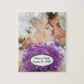 Radiant Paars Heart Leaf Tree Wedding Legpuzzel (Verticaal)