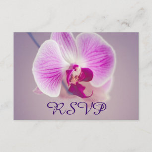 Radiant Paars Orchid Wedding RSVP