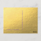 Radiant Palm Tree-Briefkaart Briefkaart (Achterkant)