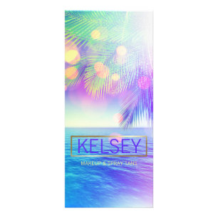 Radiant Palm Tree-rackkaart Reclamekaart