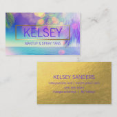 Radiant Palm Tree Visitekaartje (Voorkant / Achterkant)