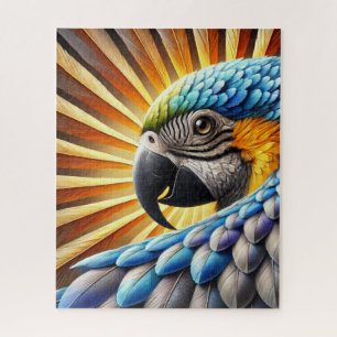 Radiant Parrot Sunburst Legpuzzel