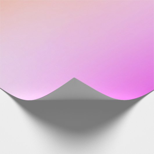 Radiant Pastel Sunset Gradient Cadeaupapier (Hoek)
