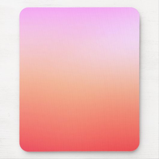Radiant Pastel Sunset Gradient Muismat (Voorkant)