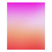 Radiant Pastel Sunset Gradient Perfect Poster (Voorkant)