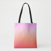 Radiant Pastel Sunset Gradient Tote Bag (Voorkant)