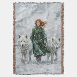 Radiant Peace Dove Lantern Imbolc Snowdrops Art Deken