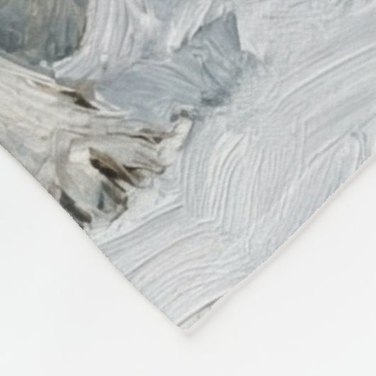 Radiant Peace Dove Lantern Imbolc Snowdrops Art Fleece Deken (Hoek)