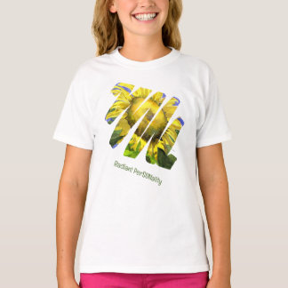 Radiant PerSUNality - Zonnebloem Waterverf Apparel T-shirt
