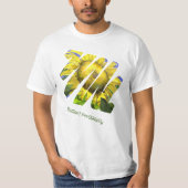 Radiant PerSUNality - Zonnebloem Waterverf Apparel T-shirt (Voorkant)