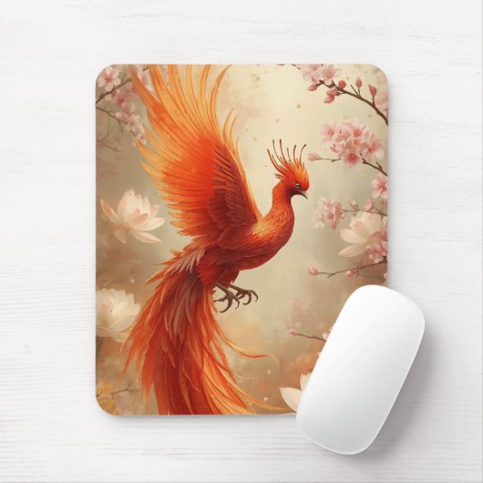 Radiant Phoenix Cherry Blossom Art Muismat (Met muis)
