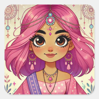 Radiant Pink Dream Aura Sticker Blad