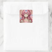 Radiant Pink Dream Aura Sticker Blad (Tas)