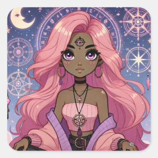 Radiant Pink Dream Aura Sticker Blad