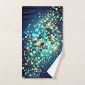 Radiant Pixel Bokeh Bad Handdoek (Handdoek)