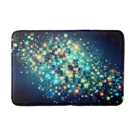 Radiant Pixel Bokeh Badmat