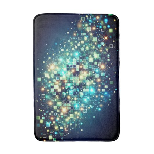 Radiant Pixel Bokeh Badmat (Voorkant Verticaal)