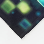 Radiant Pixel Bokeh Fleece Deken (Hoek)