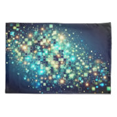 Radiant Pixel Bokeh Kussensloop (Achterkant-Links)