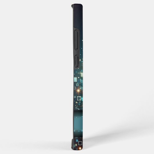 Radiant Pixel Bokeh Samsung Galaxy Hoesje (Rechterkant)