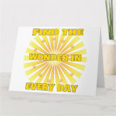 Radiant Positivity Kaart (Voorkant)