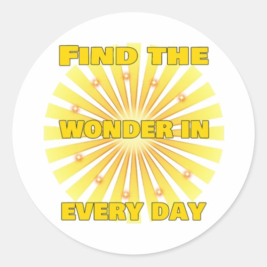 Radiant Positivity Ronde Sticker (Voorkant)