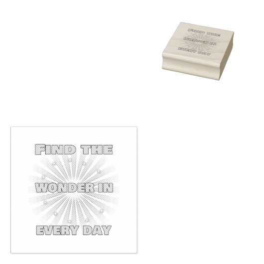 Radiant Positivity Rubberstempel (Gestempeld)