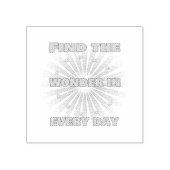 Radiant Positivity Rubberstempel (Afrduk)