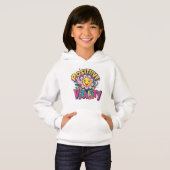Radiant Positivity trendy meisje Hoodie (Voorkant volledig)