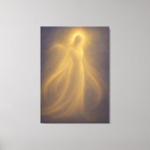 Radiant Presence Angel of Golden Light Spiritual Canvas Afdruk (Voorkant)
