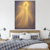 Radiant Presence Angel of Golden Light Spiritual Canvas Afdruk (Insitu (Slaapkamer))