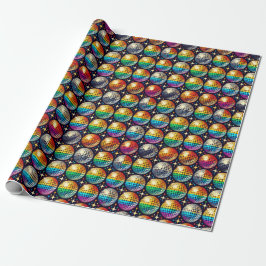 Radiant Pride Disco Ball Gift Wrap Cadeaupapier