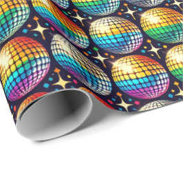 Radiant Pride Disco Ball Gift Wrap Cadeaupapier