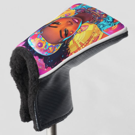 Radiant Queen Golfheadcover (3/4 voorkant)