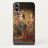 Radiant Radhe Krishna: Goddelijke Afbeeldingen van Case-Mate iPhone Case (Achterkant)
