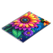 Radiant Rainbow Bloom Boeket Notebook Notitieboek (Linkerzijde)