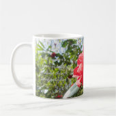 Radiant Red Camellia - Gepersonaliseerde Moederdag Koffiemok (Links)