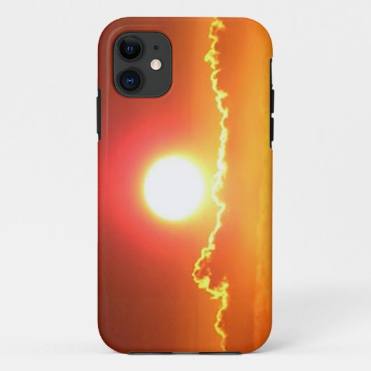 Radiant Red en Gold Hawaiian Sunset Case-Mate iPhone Case (Achterkant)
