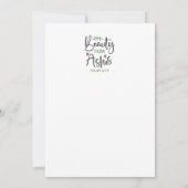 Radiant Redemption - Jesaja 61:3 Christelijk ontwe Bedankkaart (Achterkant)