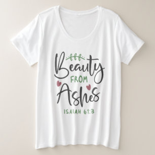 Radiant Redemption - Jesaja 61:3 Christelijk ontwe Grote Maat T-shirt