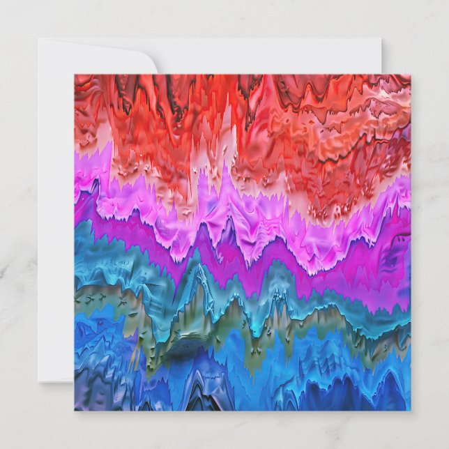 "Radiant Reflection" Kleurrijke Abstracte kunst (Voorkant)