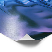 "Radiant Reflection" Kleurrijke Abstracte kunst Foto Afdruk (Hoek)