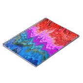 "Radiant Reflection" Kleurrijke Abstracte kunst Notitieboek (Linkerzijde)