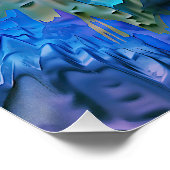"Radiant Reflection" Kleurrijke Abstracte kunst Perfect Poster (Hoek)