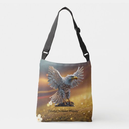 "Radiant Regal Eagle Design" Crossbody Tas (Voorkant)
