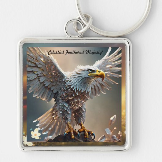"Radiant Regal Eagle Design" Sleutelhanger (Voorkant)