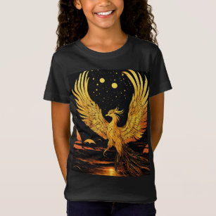 "Radiant Resurgence: Phoenix geïnspireerd T-shirt" T-shirt