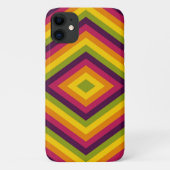 Radiant Retro Diamonds Case-Mate iPhone Case (Achterkant)