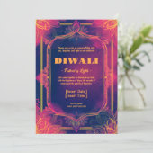 Radiant Reverie Invitation Kaart (Staand voorkant)