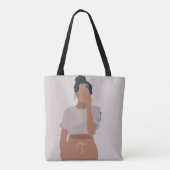 "Radiant Reverie: tas versierd met prachtige print (Achterkant)